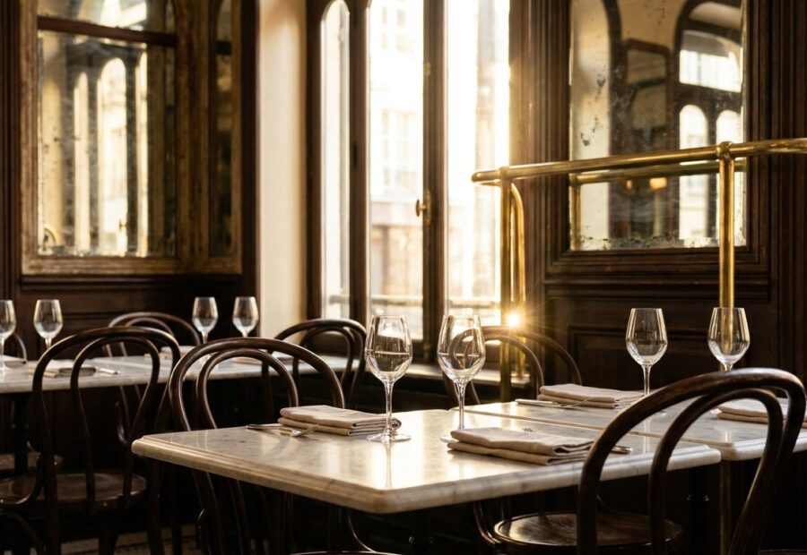 Serveur en salle, Brasserie du Monde